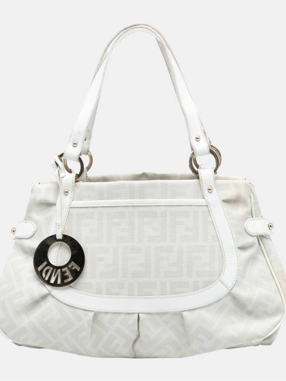 FENDI White Tote Bag